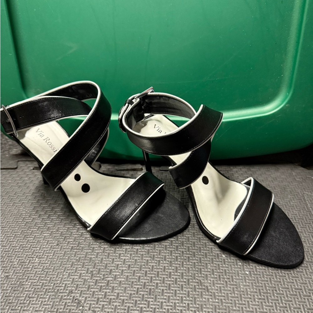 Black Strappy Sandals